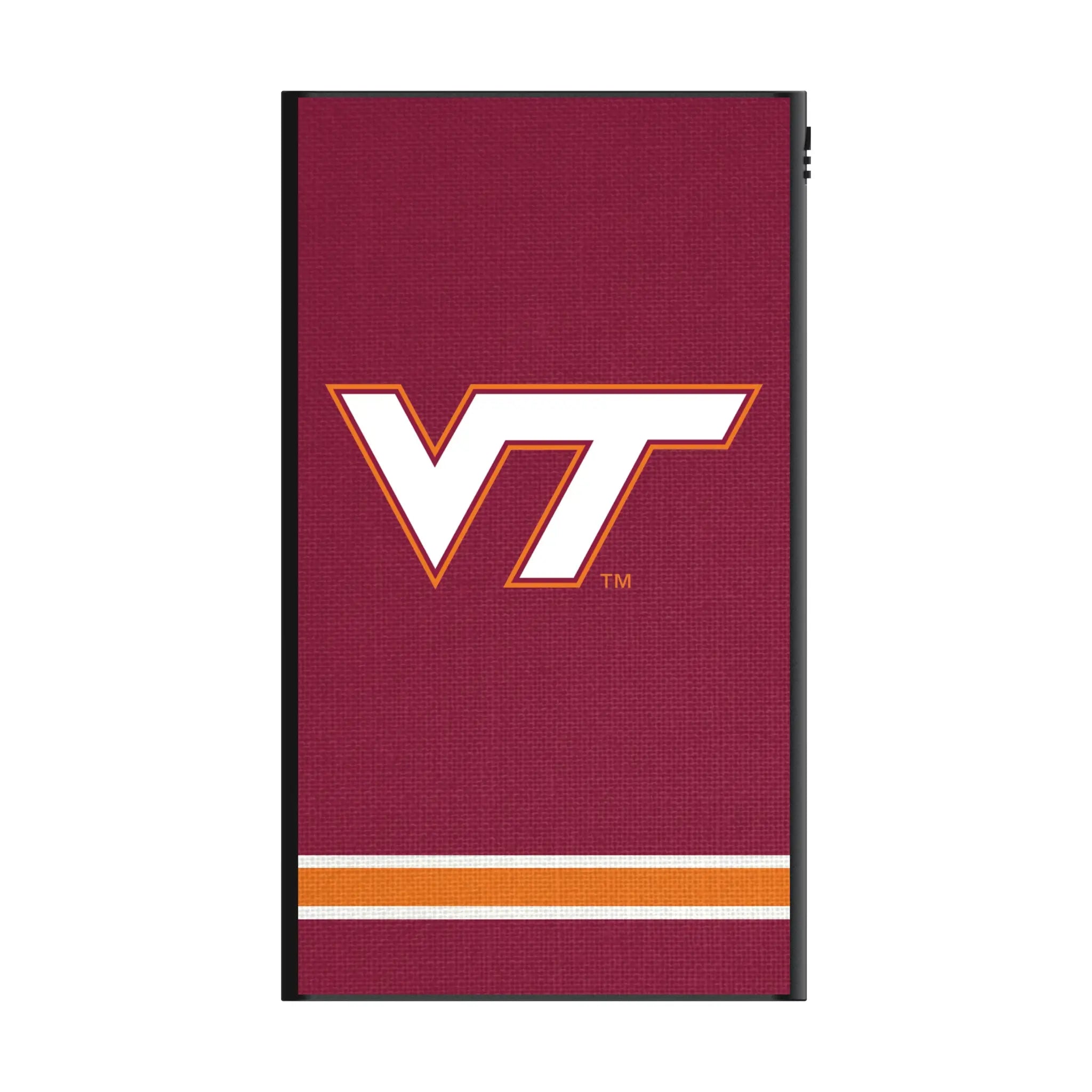 Virginia Tech Hokies Stripe 5000mAh Flat Powerbank