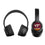 Virginia Tech Hokies Stripe Wireless Over-Ear BT Headphones With Case