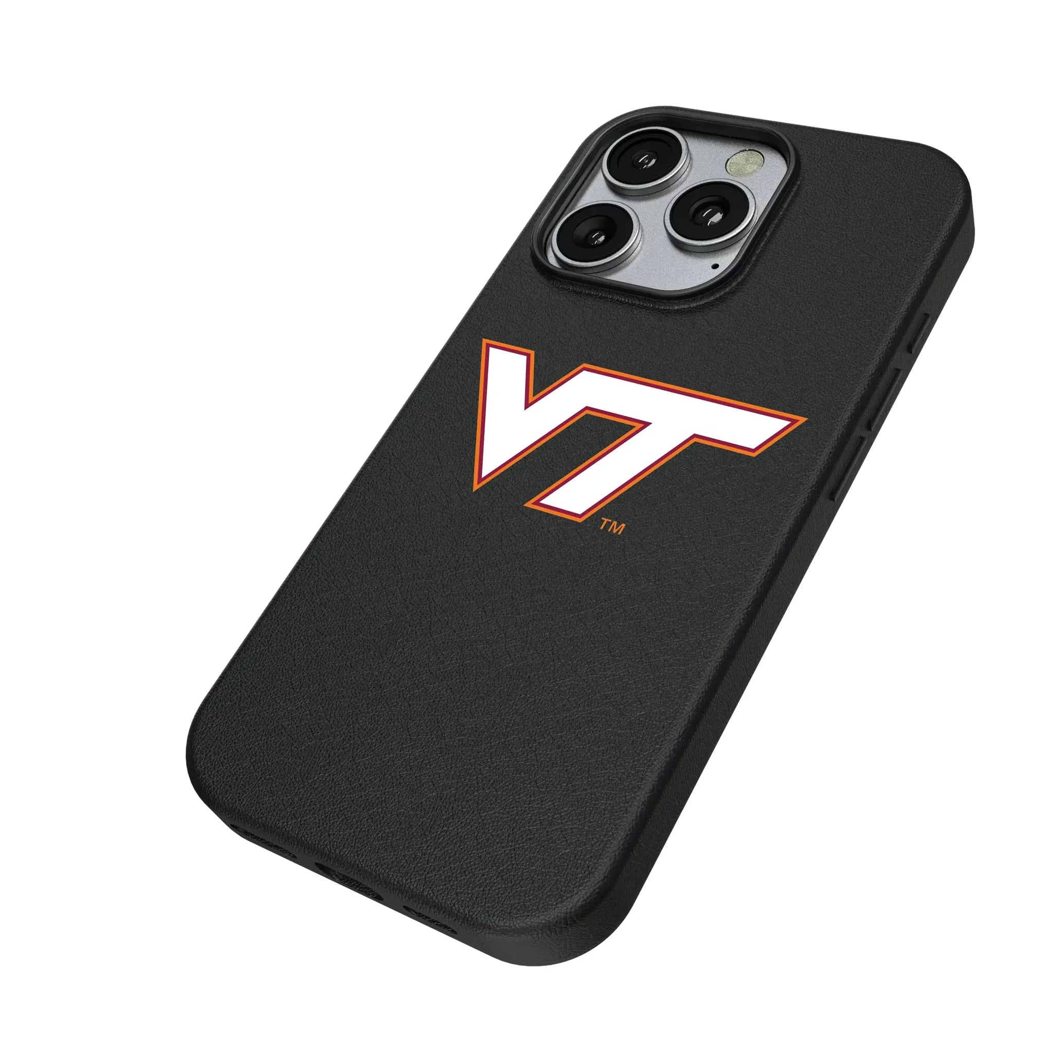Virginia Tech Hokies Text Backdrop MagSafe Compatible Phone Case for Apple iPhone