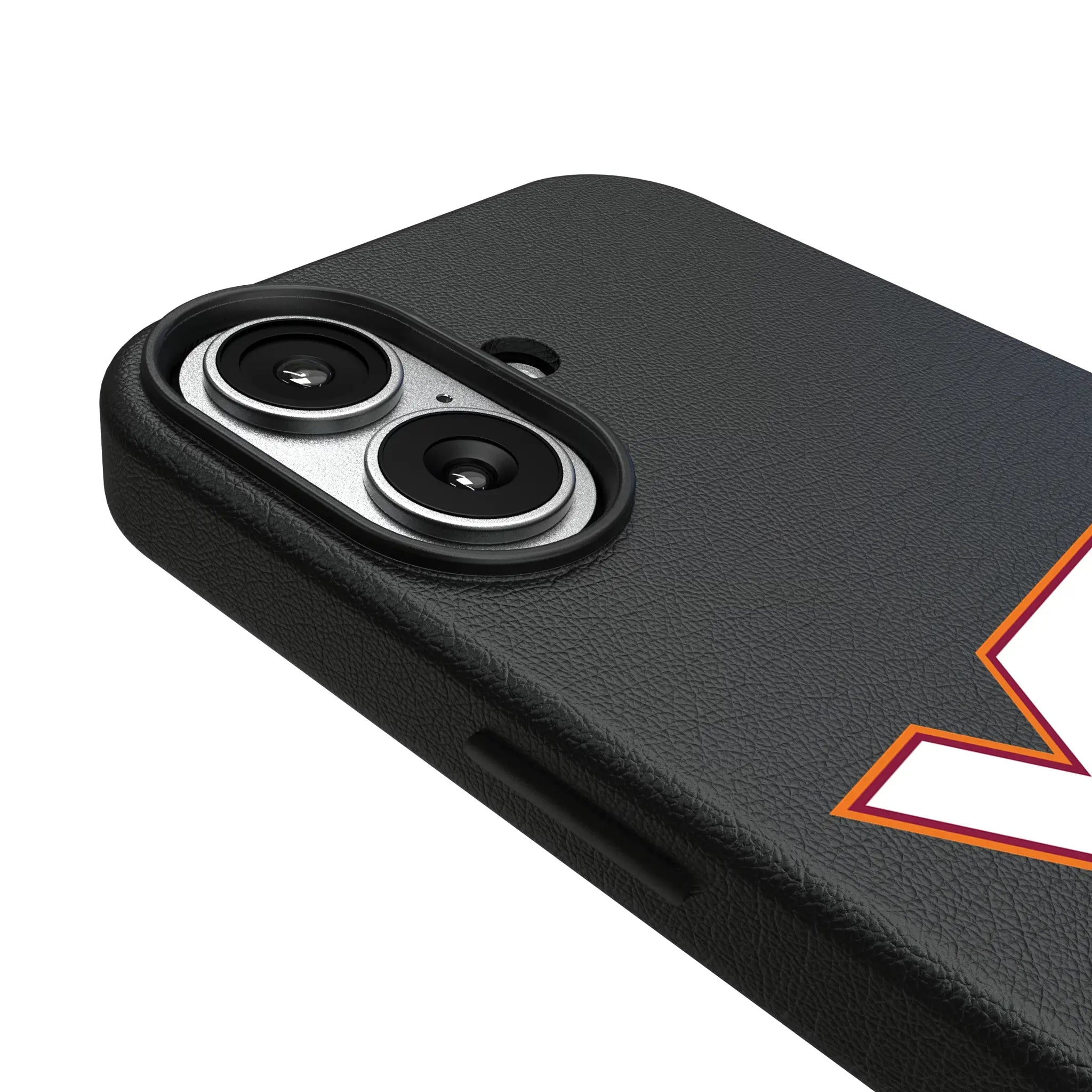 Virginia Tech Hokies Text Backdrop MagSafe Compatible Phone Case for Apple iPhone