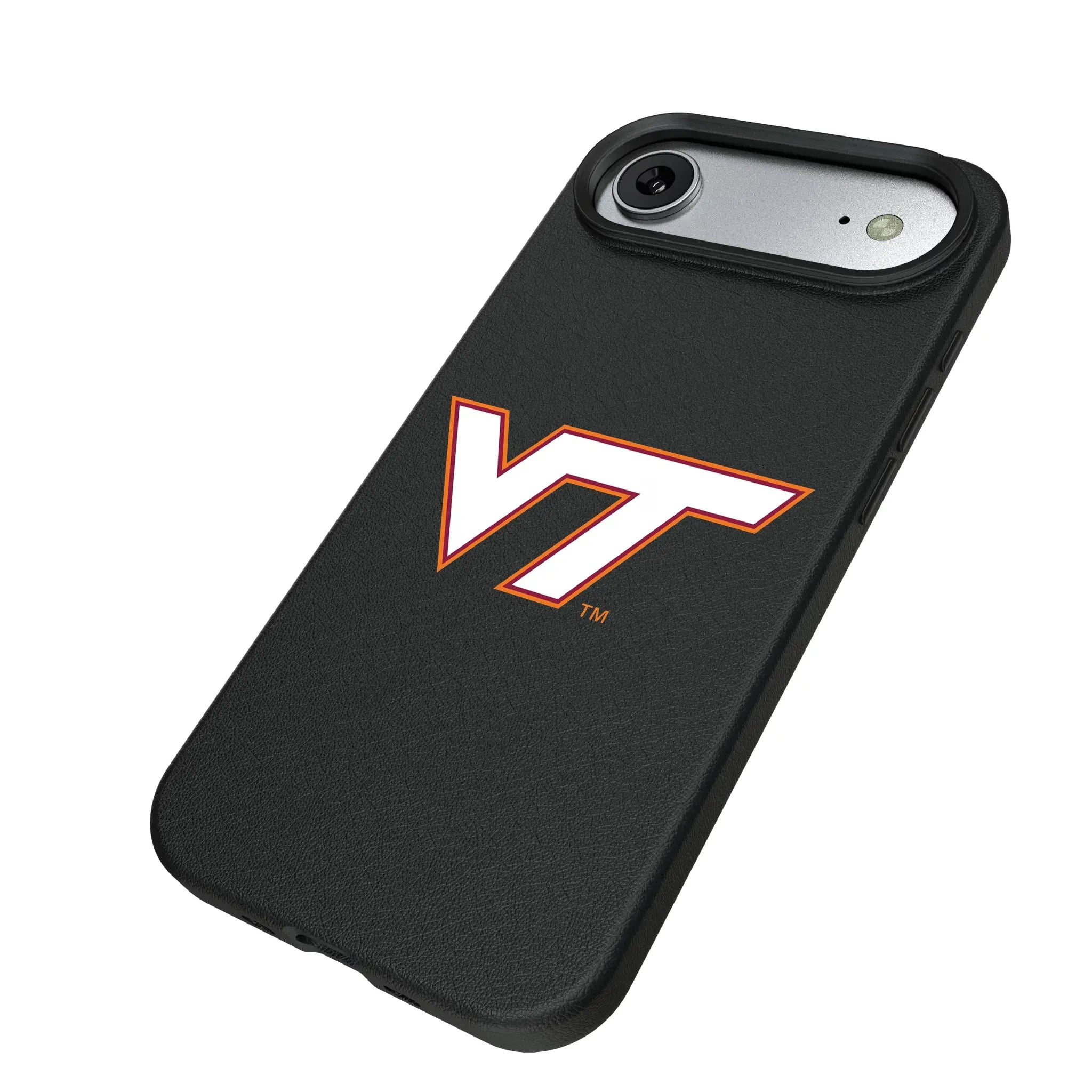 Virginia Tech Hokies Text Backdrop MagSafe Compatible Phone Case for Apple iPhone
