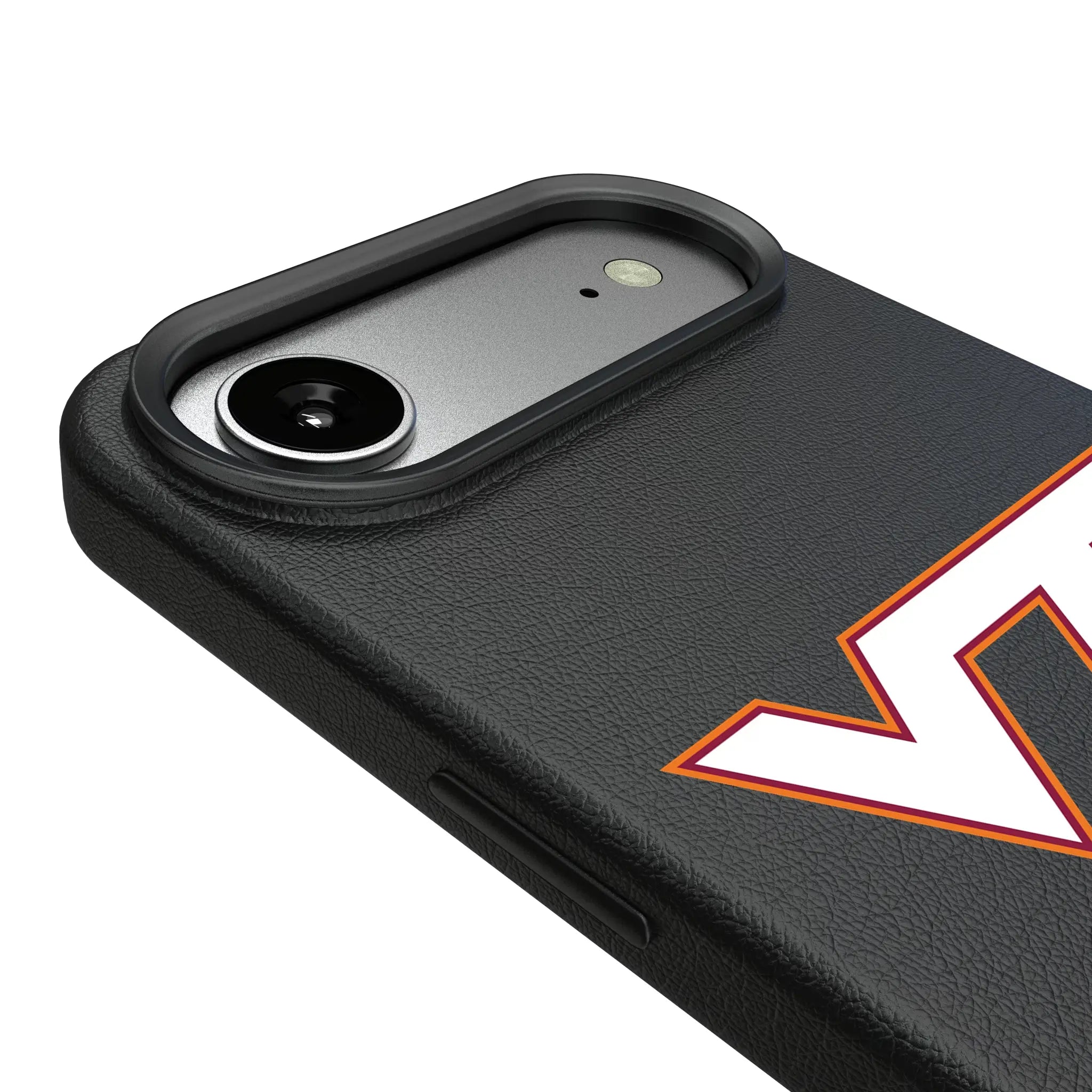 Virginia Tech Hokies Text Backdrop MagSafe Compatible Phone Case for Apple iPhone