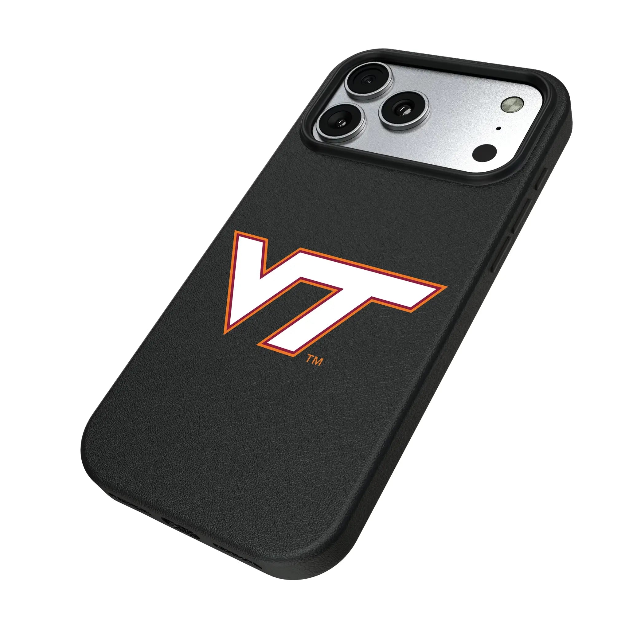 Virginia Tech Hokies Text Backdrop MagSafe Compatible Phone Case for Apple iPhone