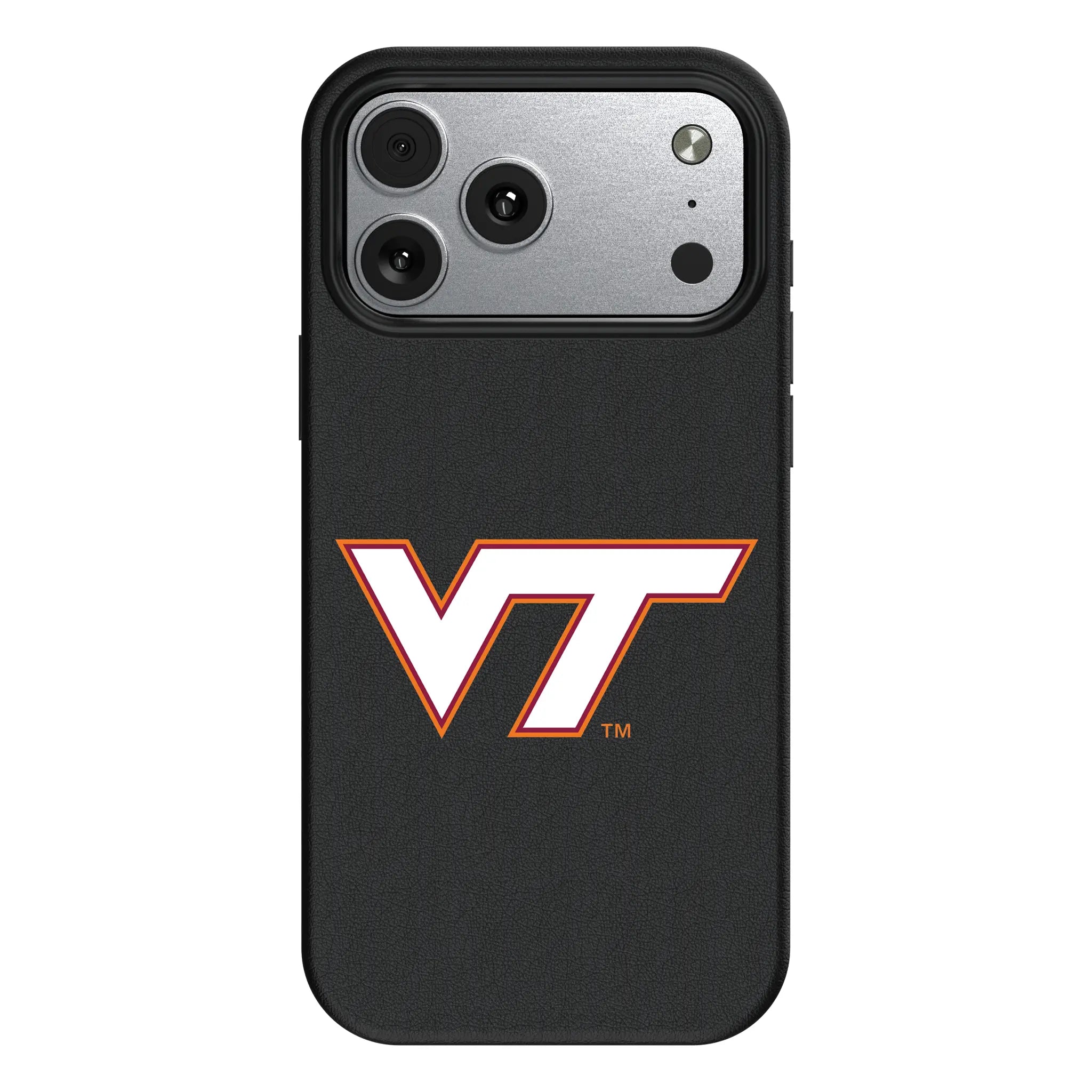 Virginia Tech Hokies Text Backdrop MagSafe Compatible Phone Case for Apple iPhone