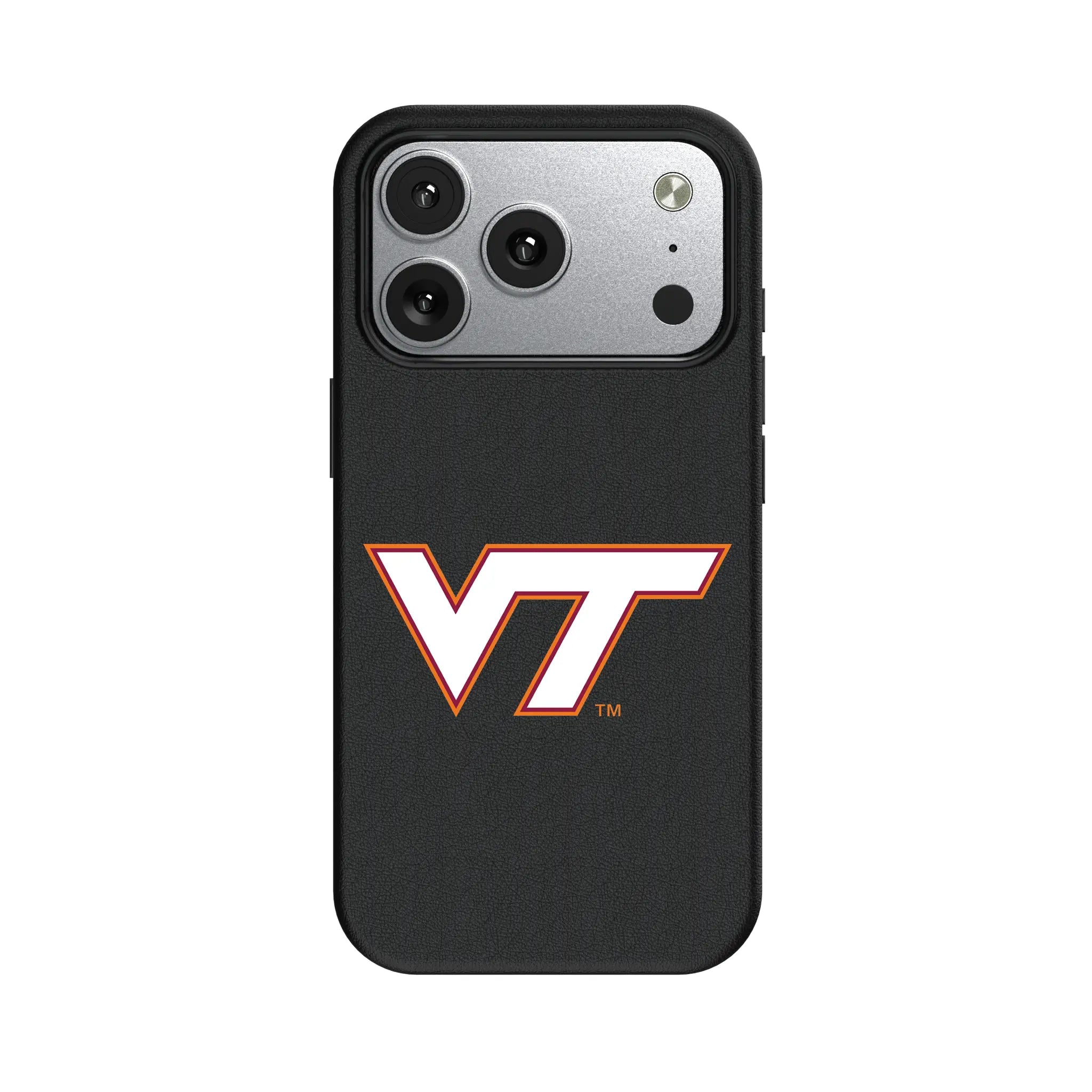Virginia Tech Hokies Text Backdrop MagSafe Compatible Phone Case for Apple iPhone
