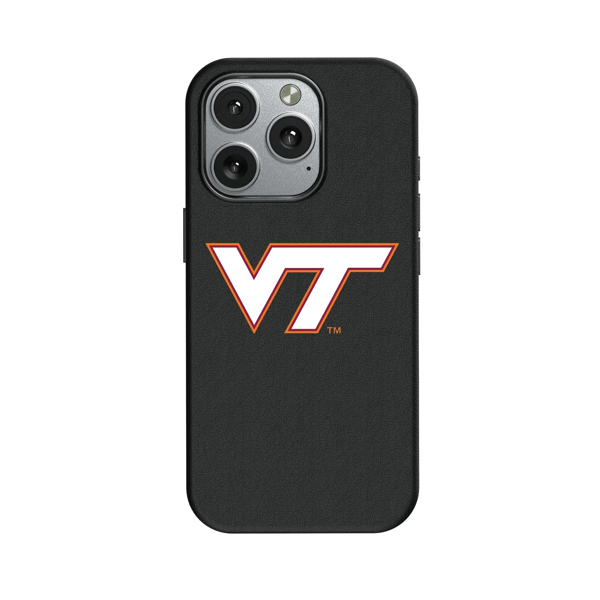 Virginia Tech Hokies Text Backdrop MagSafe Compatible Phone Case for Apple iPhone