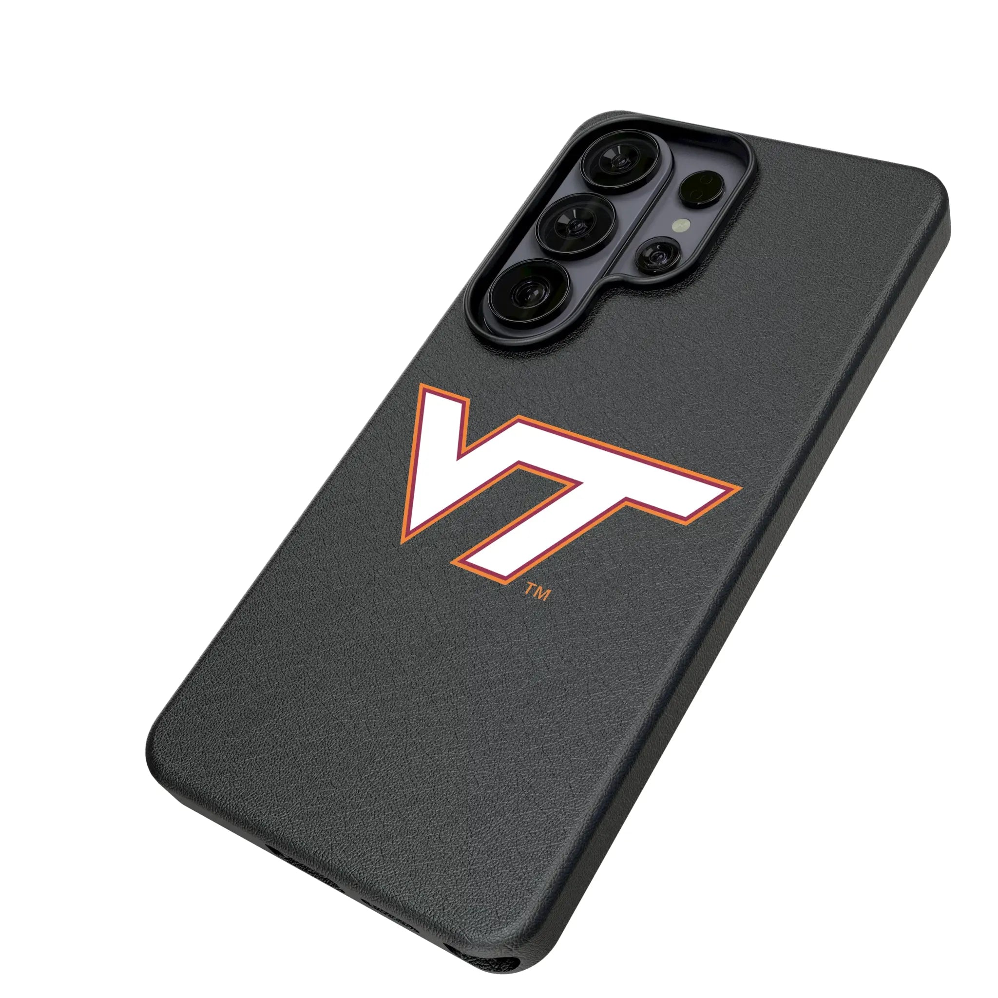 Virginia Tech Hokies Text Backdrop MagSafe Compatible Phone Case for Samsung Galaxy
