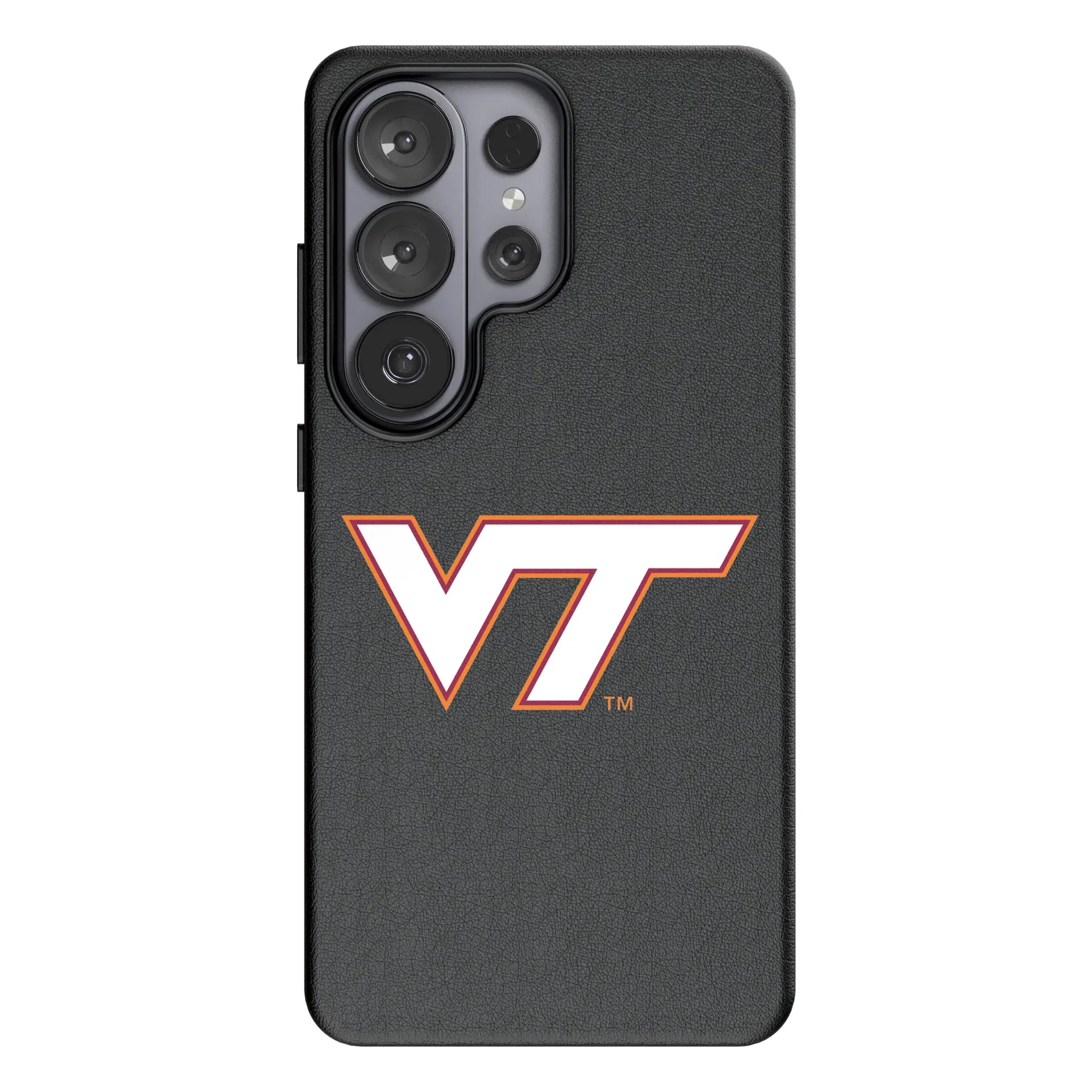 Virginia Tech Hokies Text Backdrop MagSafe Compatible Phone Case for Samsung Galaxy