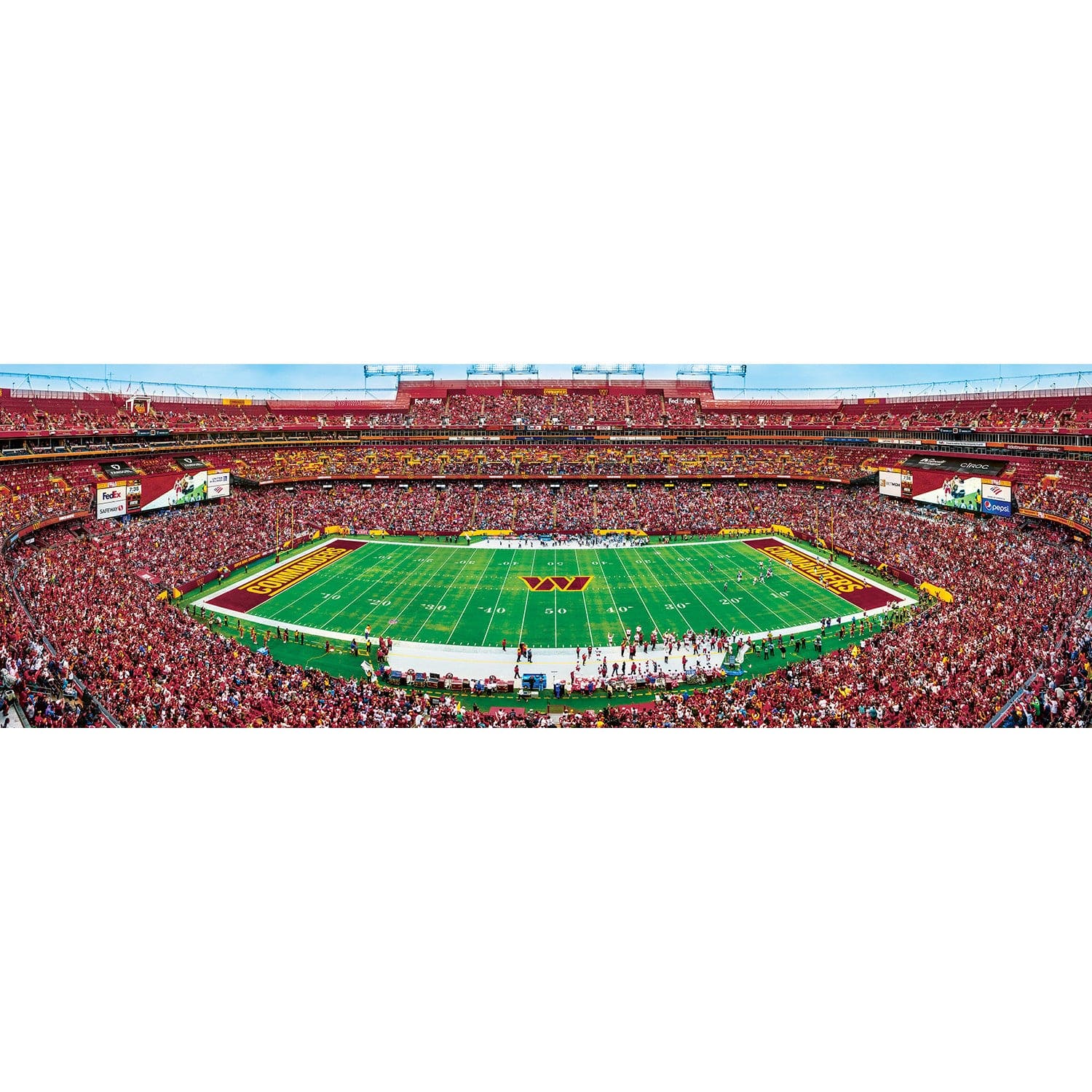 Washington Commanders 1000 Piece Panoramic Jigsaw Puzzle