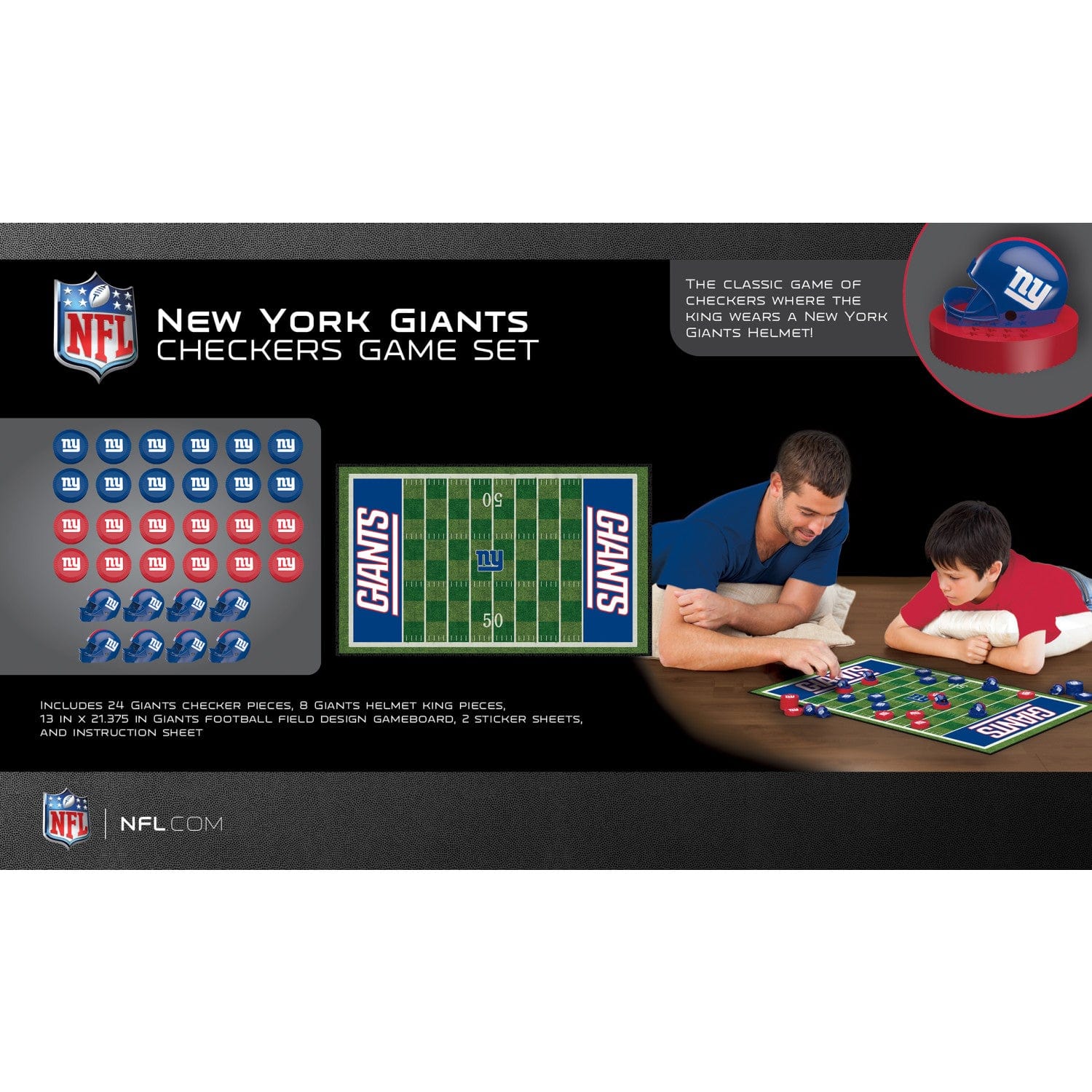 New York Giants Checkers Game
