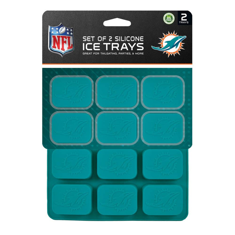 Miami Dolphins Ice Cube Tray - Sports Gifts, Sports Memorabilia, Sports Collectibles, Fan Shop