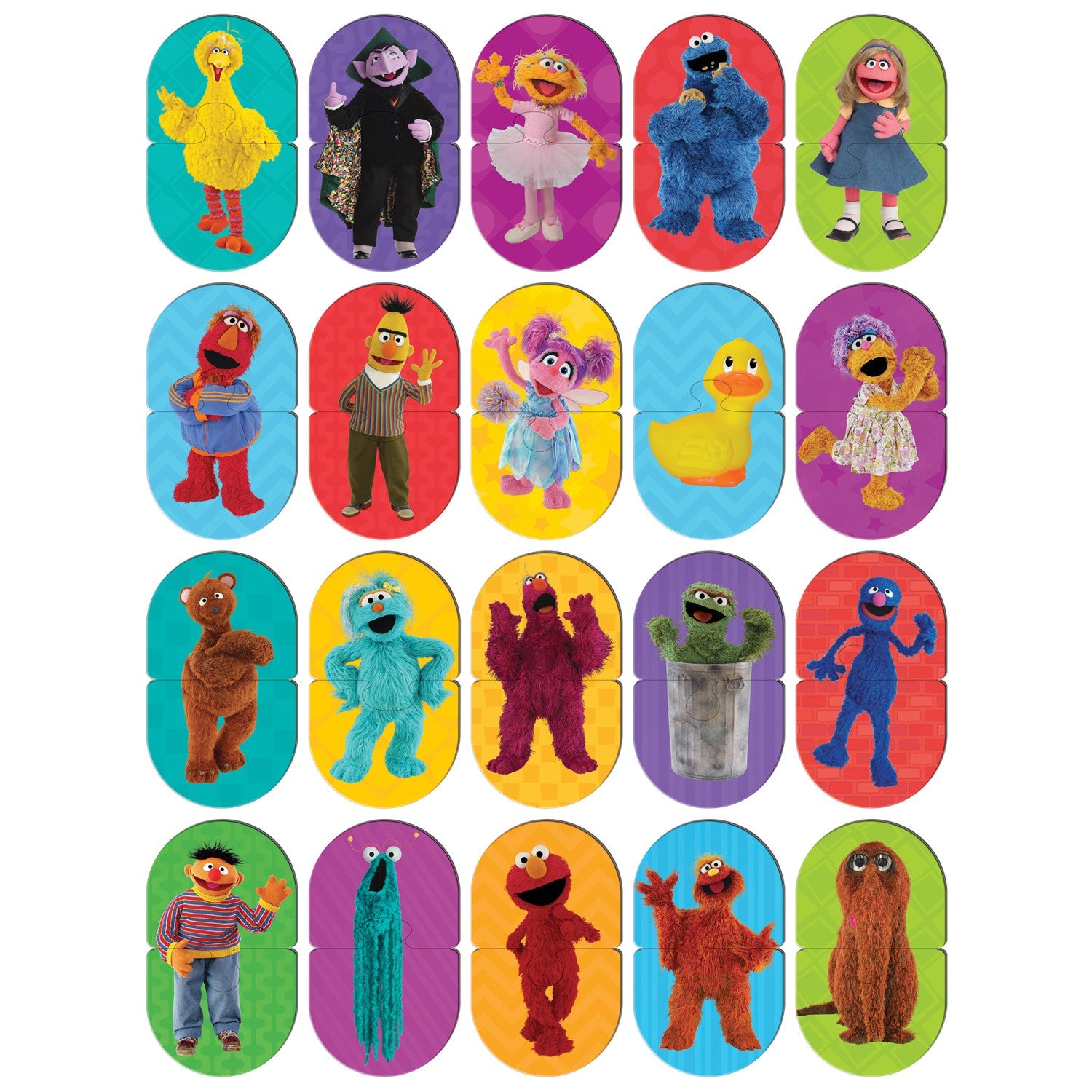 Sesame Street - Heads & Toes Matching Jigsaw Puzzles - 757 Sports Collectibles