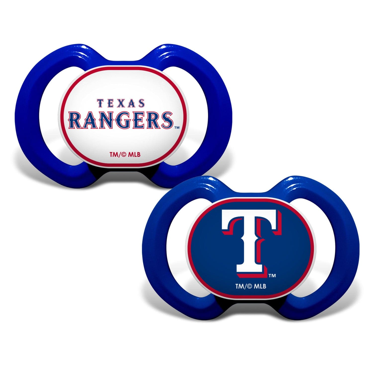 Texas Rangers Pacifier 2-Pack for Little Fans - Sports Gifts, Sports Memorabilia, Sports Collectibles, Fan Shop