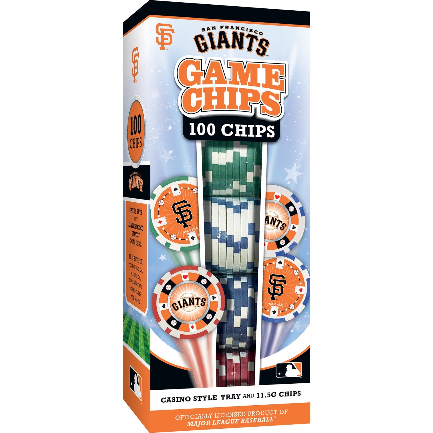 San Francisco Giants 100 Piece Poker Chips - 757 Sports Collectibles