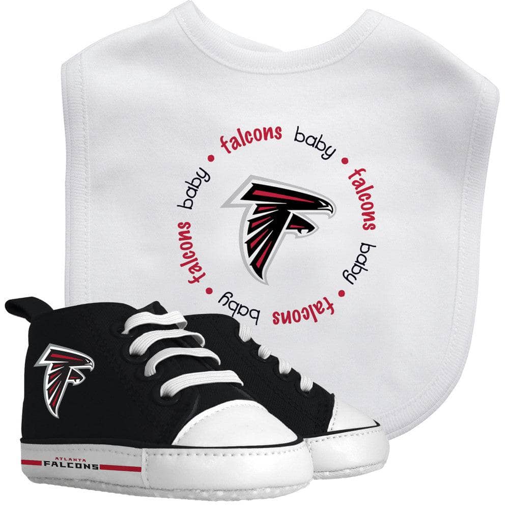 Atlanta Falcons 2-Piece Baby Gift Set - Sports Gifts, Sports Memorabilia, Sports Collectibles, Fan Shop
