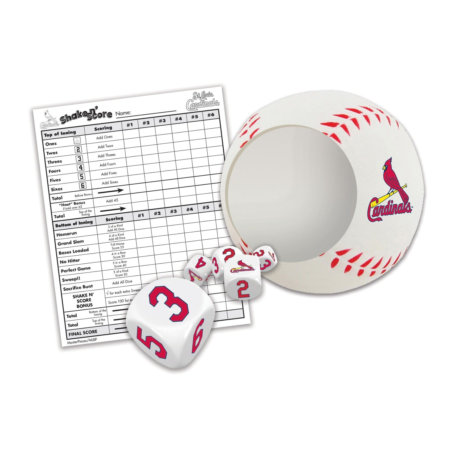 St. Louis Cardinals Shake n' Score Game - Sports Gifts, Sports Memorabilia, Sports Collectibles, Fan Shop
