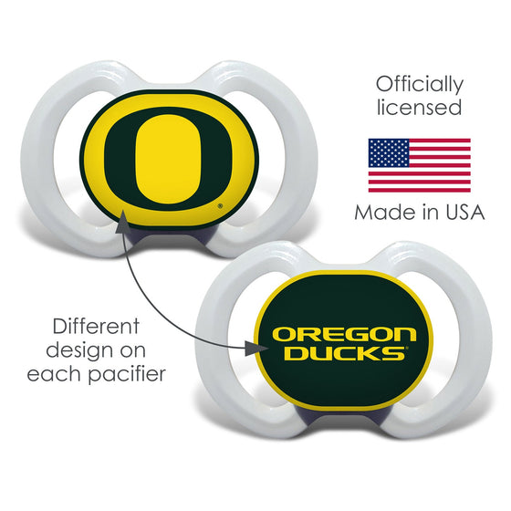 Oregon Ducks - Pacifier 2-Pack - 757 Sports Collectibles