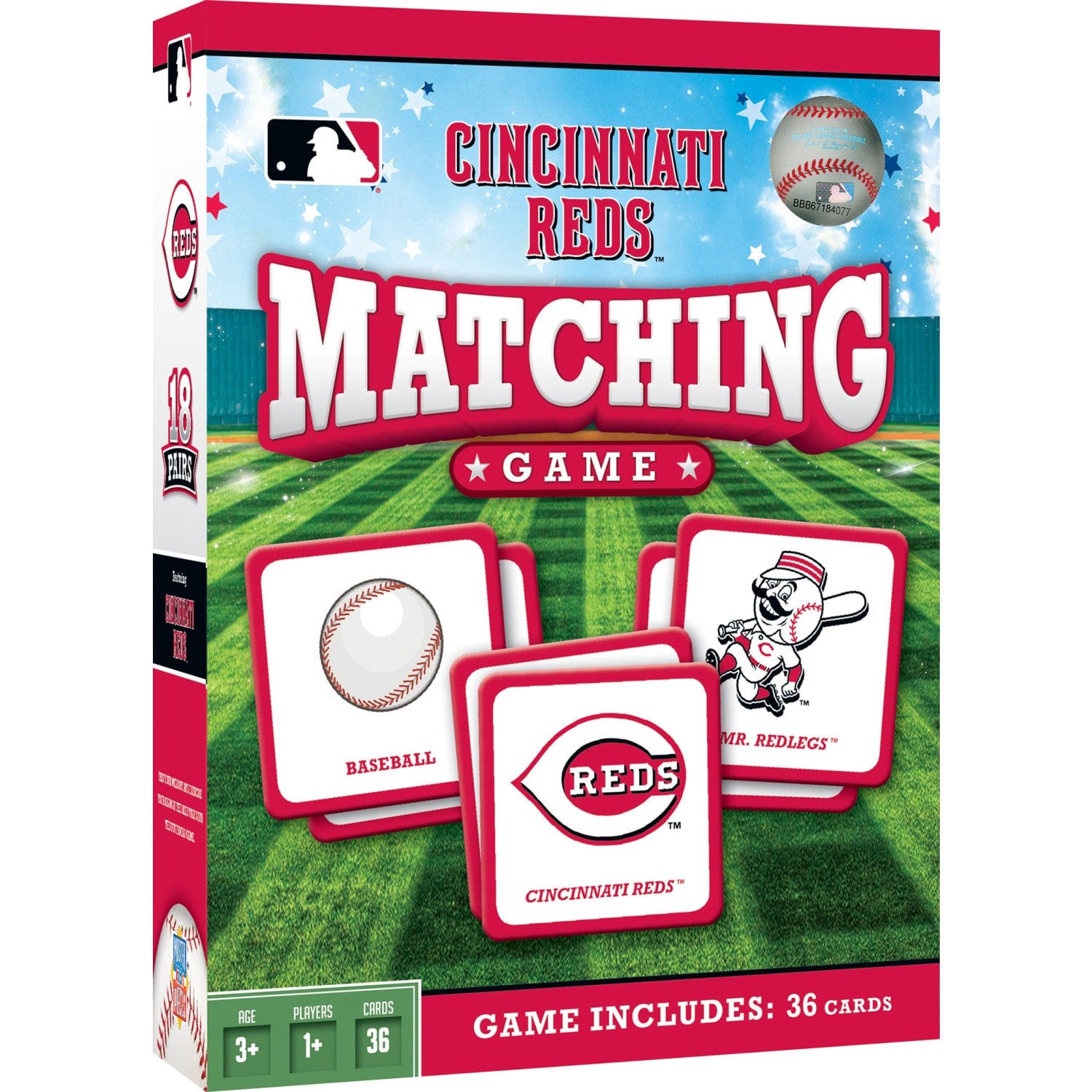 Cincinnati Reds Memory Matching Game - Sports Gifts, Sports Memorabilia, Sports Collectibles, Fan Shop