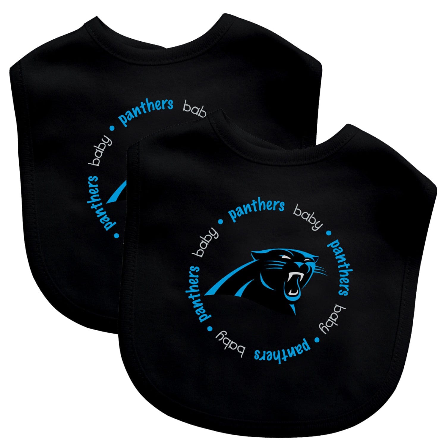 Carolina Panthers Baby Bibs 2-Pack: Perfect for Little Fans - Sports Gifts, Sports Memorabilia, Sports Collectibles, Fan Shop