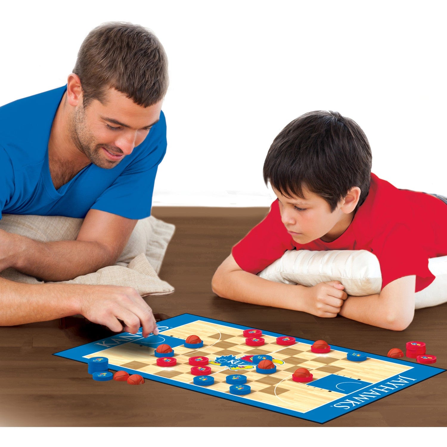 Kansas Jayhawks Checkers Game - Sports Gifts, Sports Memorabilia, Sports Collectibles, Fan Shop