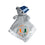 Miami Hurricanes Security Bear - Gray - Sports Gifts, Sports Memorabilia, Sports Collectibles, Fan Shop
