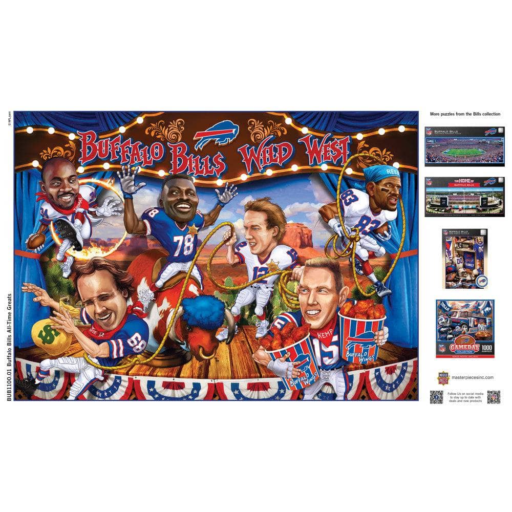 Buffalo Bills All Time Greats 500 Piece Jigsaw Puzzle
