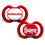 Nebraska Cornhuskers Pacifier 2-Pack - Sports Gifts, Sports Memorabilia, Sports Collectibles, Fan Shop