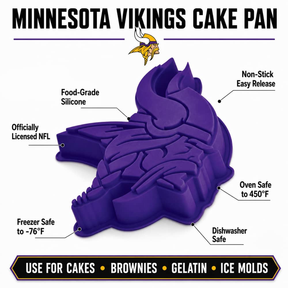 Minnesota Vikings Official NFL Cake Pan
