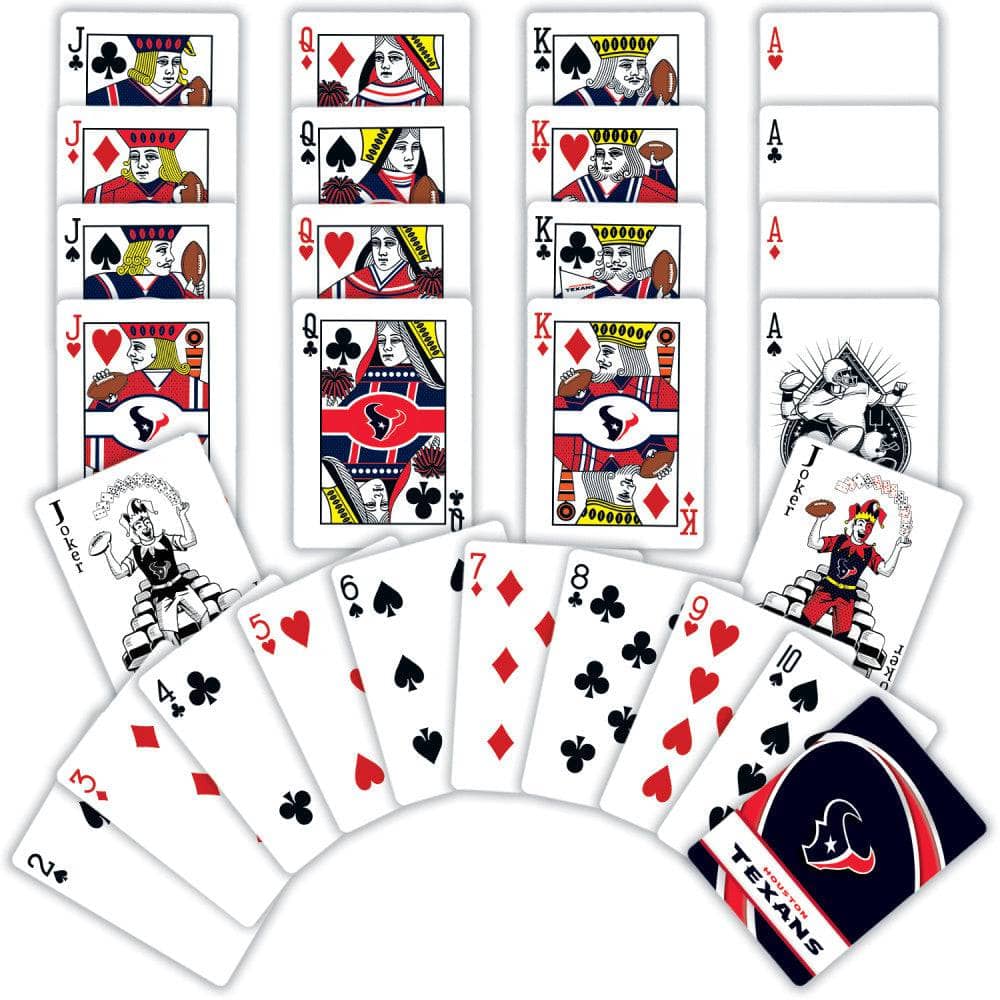 Houston Texans 54-Card Deck Playing Cards