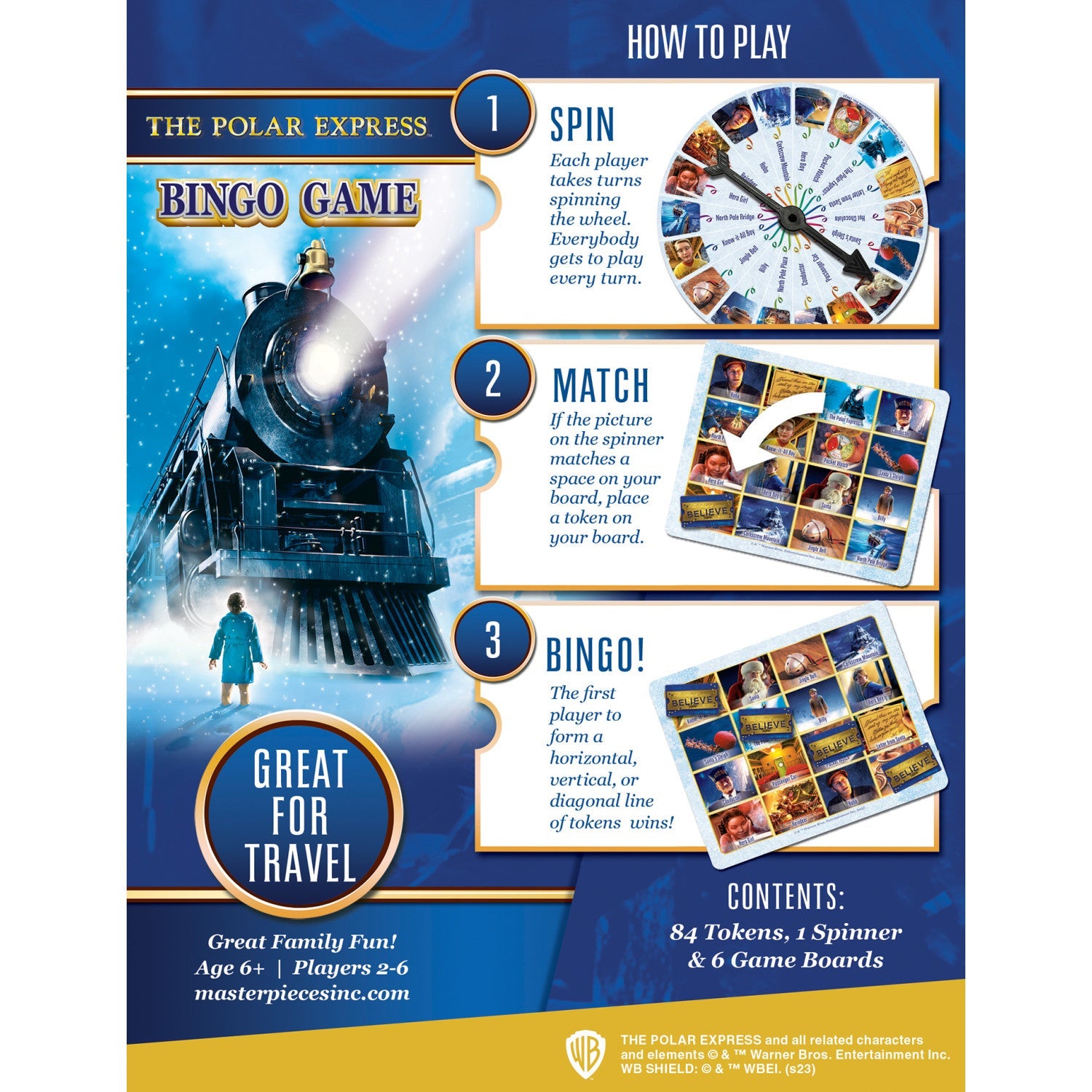 The Polar Express Bingo Game - 757 Sports Collectibles