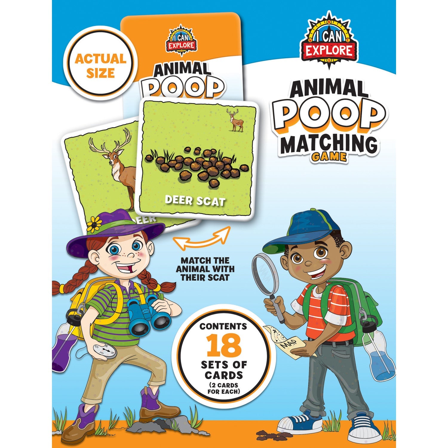 Animal Poop Matching Game - 757 Sports Collectibles