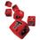 Texas Tech Red Raiders 19mm Dice Set - Sports Gifts, Sports Memorabilia, Sports Collectibles, Fan Shop