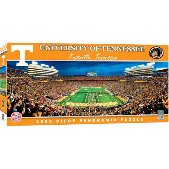 Tennessee Volunteers - 1000 Piece Panoramic Jigsaw Puzzle - End View - 757 Sports Collectibles