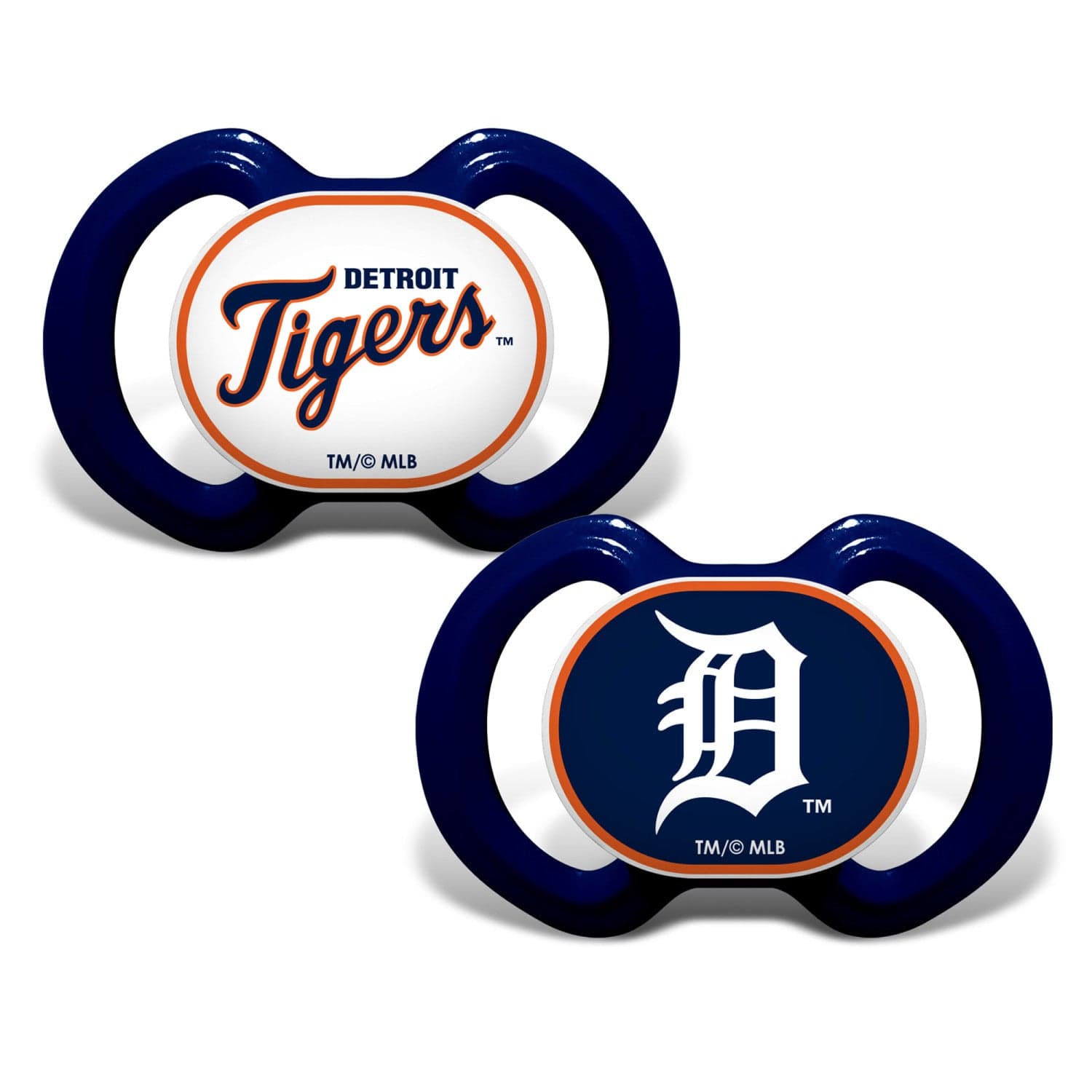 Detroit Tigers Pacifier 2-Pack - Sports Gifts, Sports Memorabilia, Sports Collectibles, Fan Shop