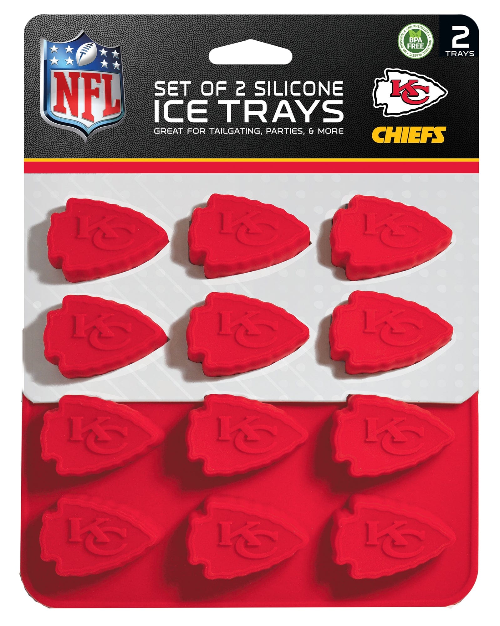Kansas City Chiefs Silicone Ice Cube Tray