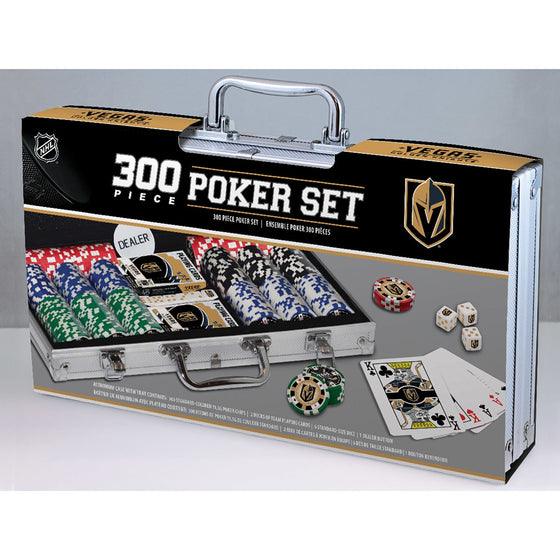 Las Vegas Golden Knights 300 Piece Poker Set - 757 Sports Collectibles