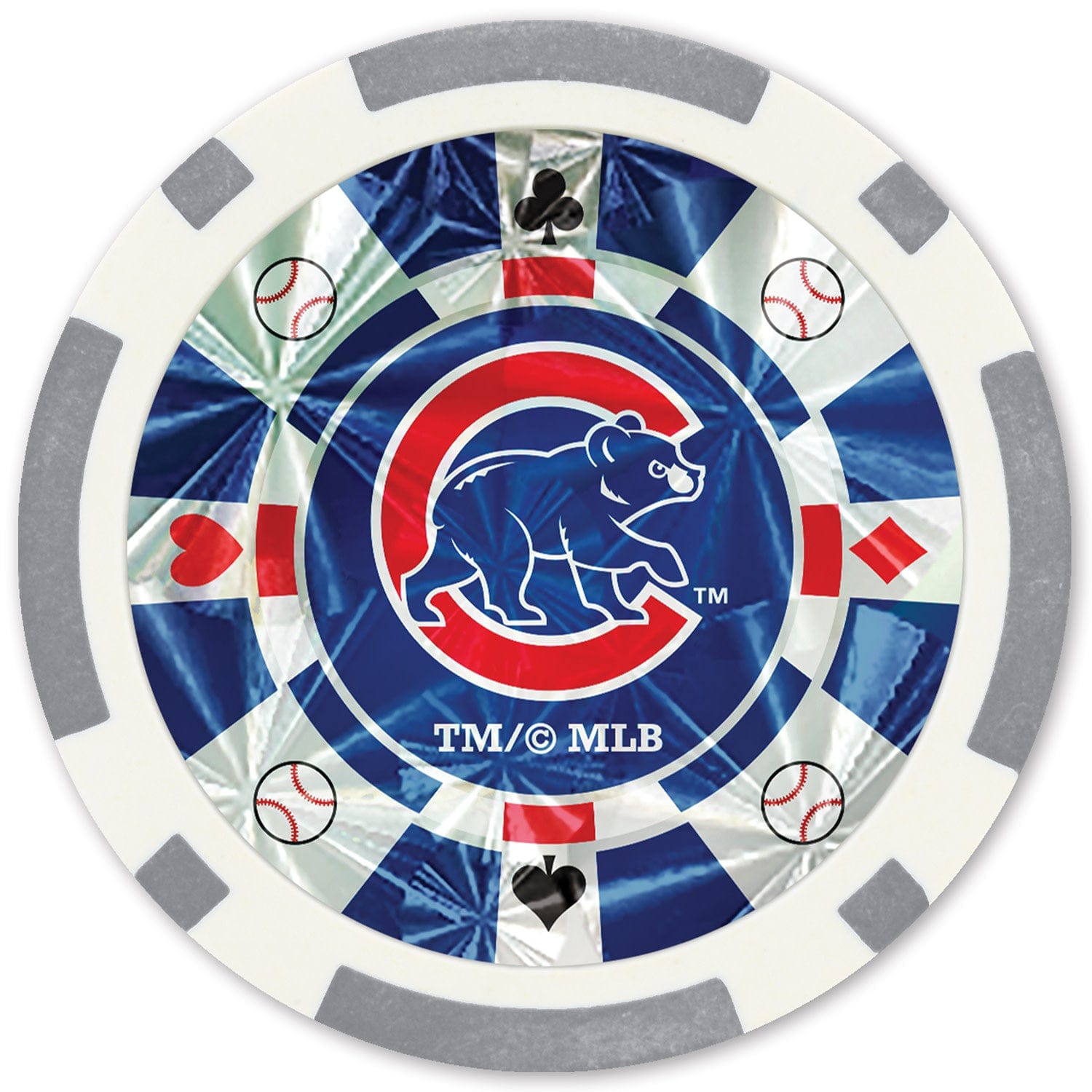 Chicago Cubs 20-Piece Poker Chip Set - Sports Gifts, Sports Memorabilia, Sports Collectibles, Fan Shop