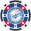 Los Angeles Dodgers 100 Piece Poker Chips - 757 Sports Collectibles
