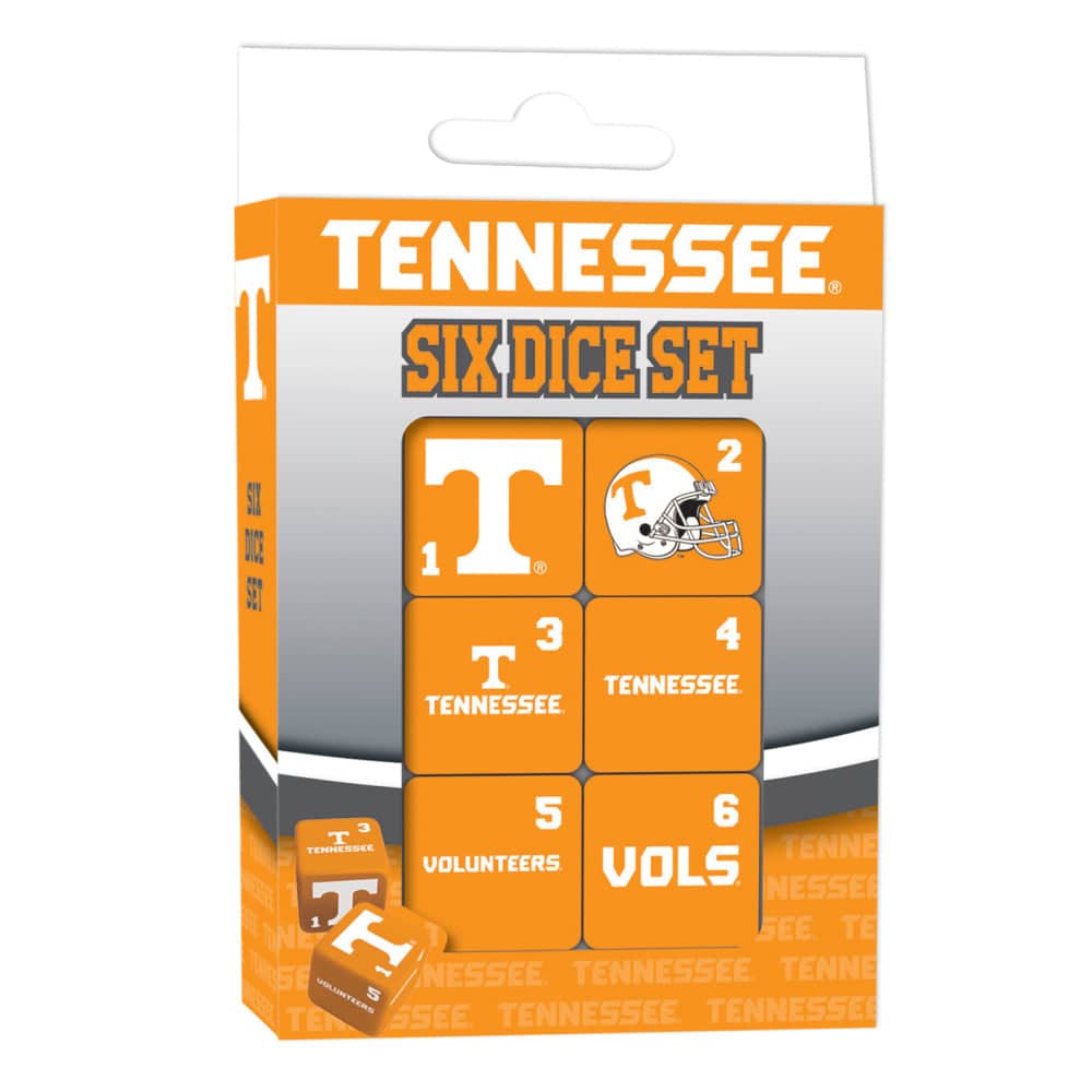 Tennessee Volunteers Official Dice Set - Sports Gifts, Sports Memorabilia, Sports Collectibles, Fan Shop