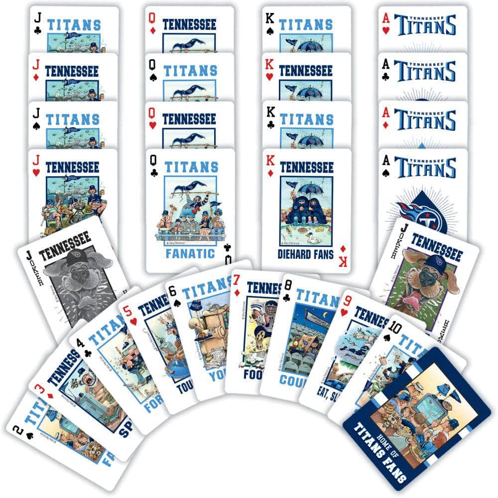 Tennessee Titans Fan Deck Playing Cards - 54 Card Deck