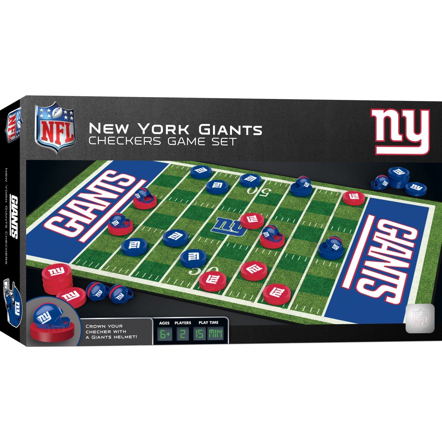 New York Giants Checkers Game