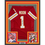 Framed Autographed/Signed Warren Moon 35x39 HOF 06 Kansas City Red Football Jersey JSA COA