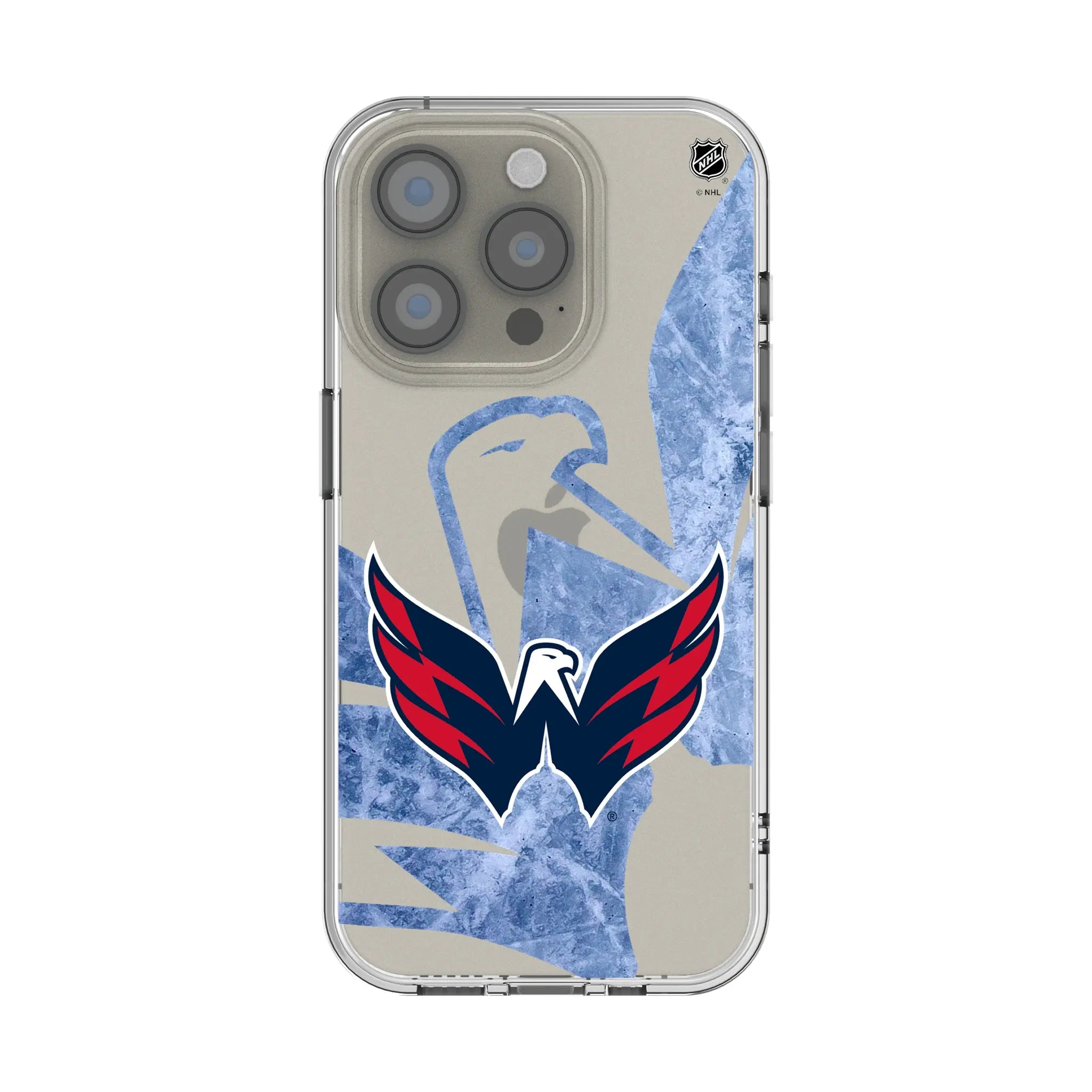 Washington Capitals Ice Tilt Clear Phone Case for Apple iPhone