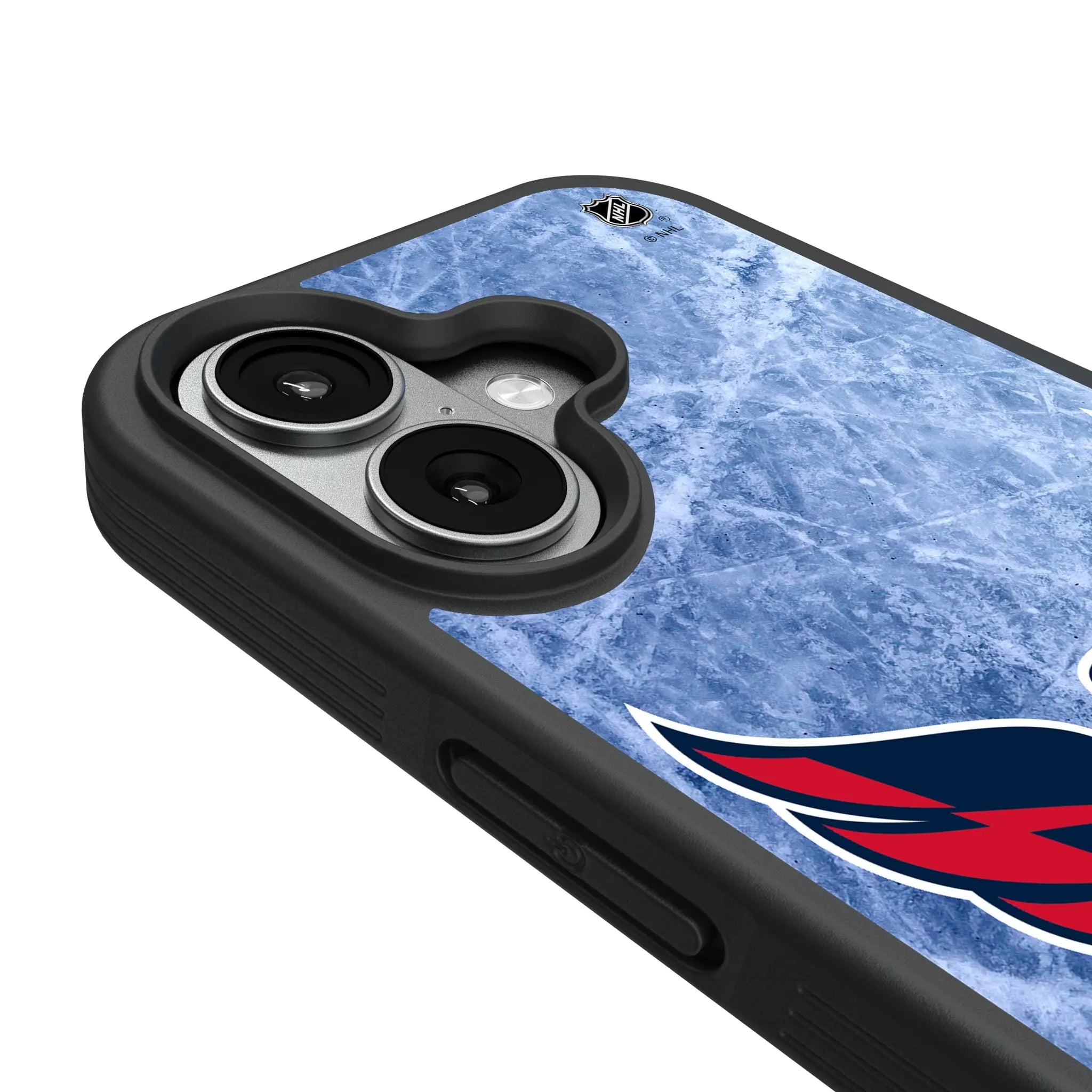 Washington Capitals Ice Wordmark Bump Phone Case