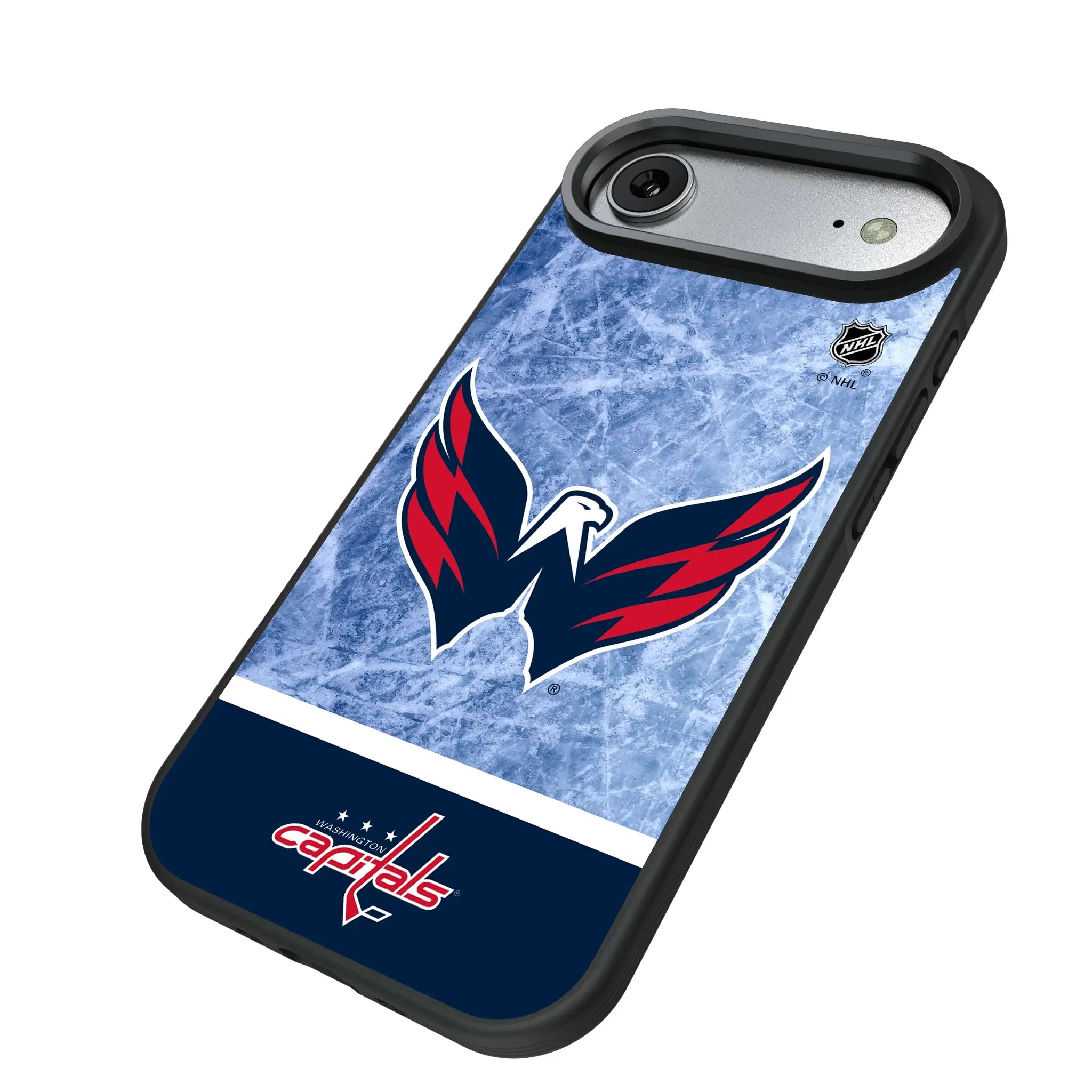 Washington Capitals Ice Wordmark Bump Phone Case