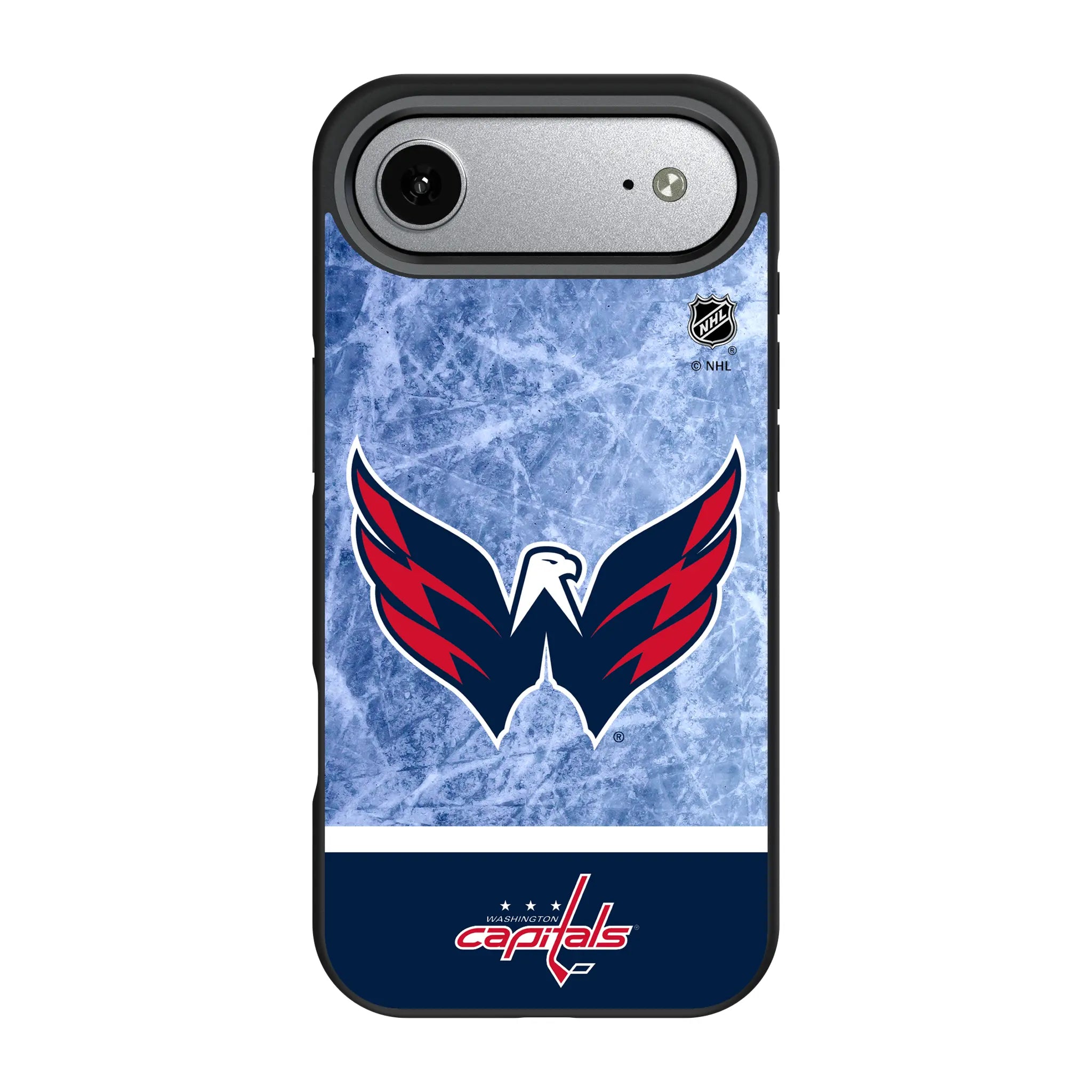 Washington Capitals Ice Wordmark Bump Phone Case