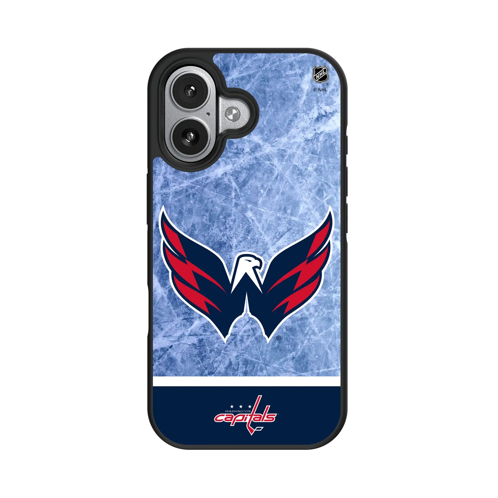 Washington Capitals Ice Wordmark Bump Phone Case