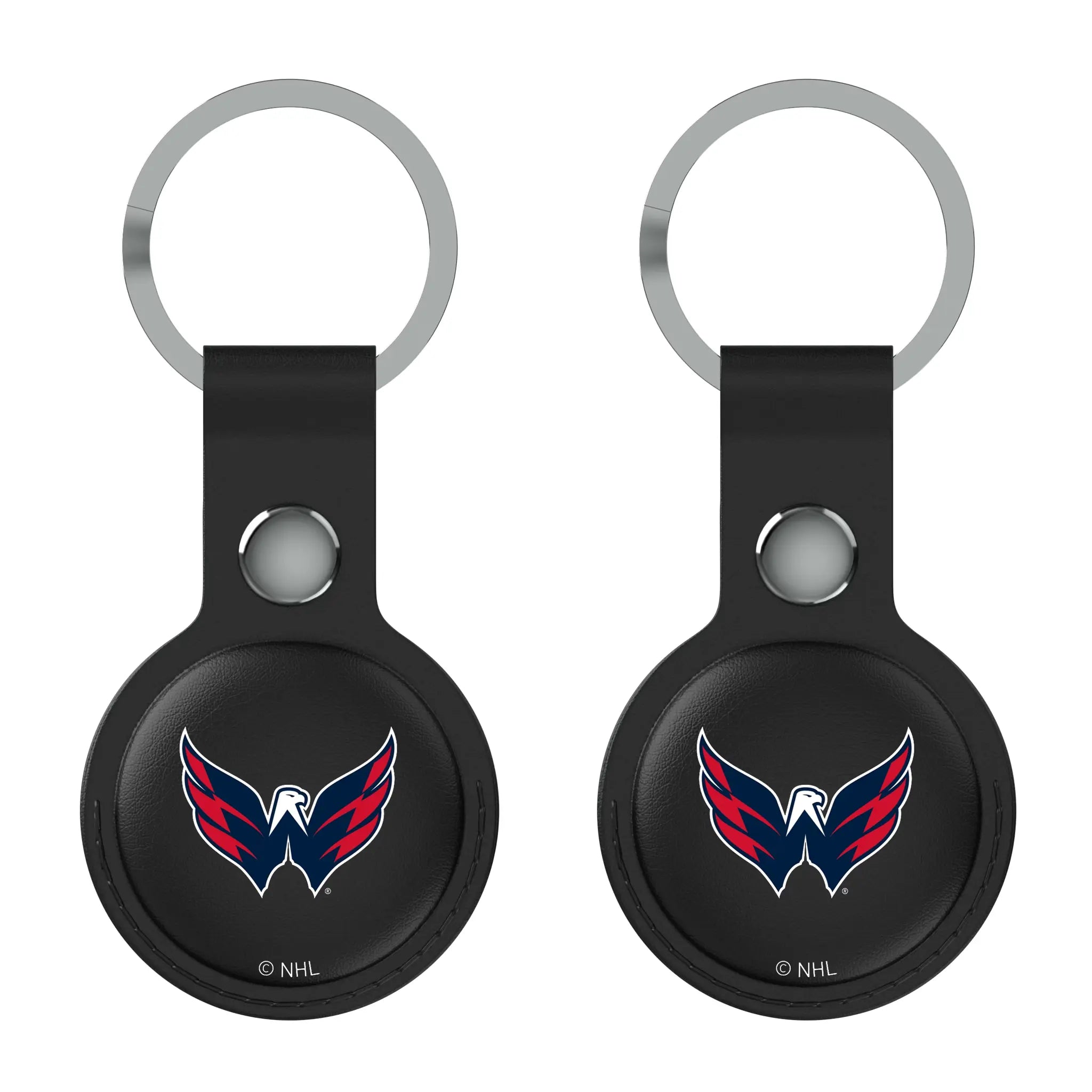 Washington Capitals Insignia Black Airtag Holder 2-Pack