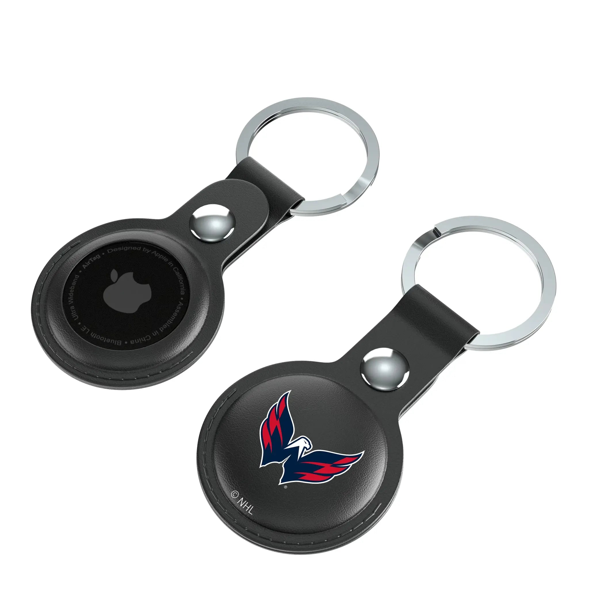 Washington Capitals Insignia Black Airtag Holder 2-Pack
