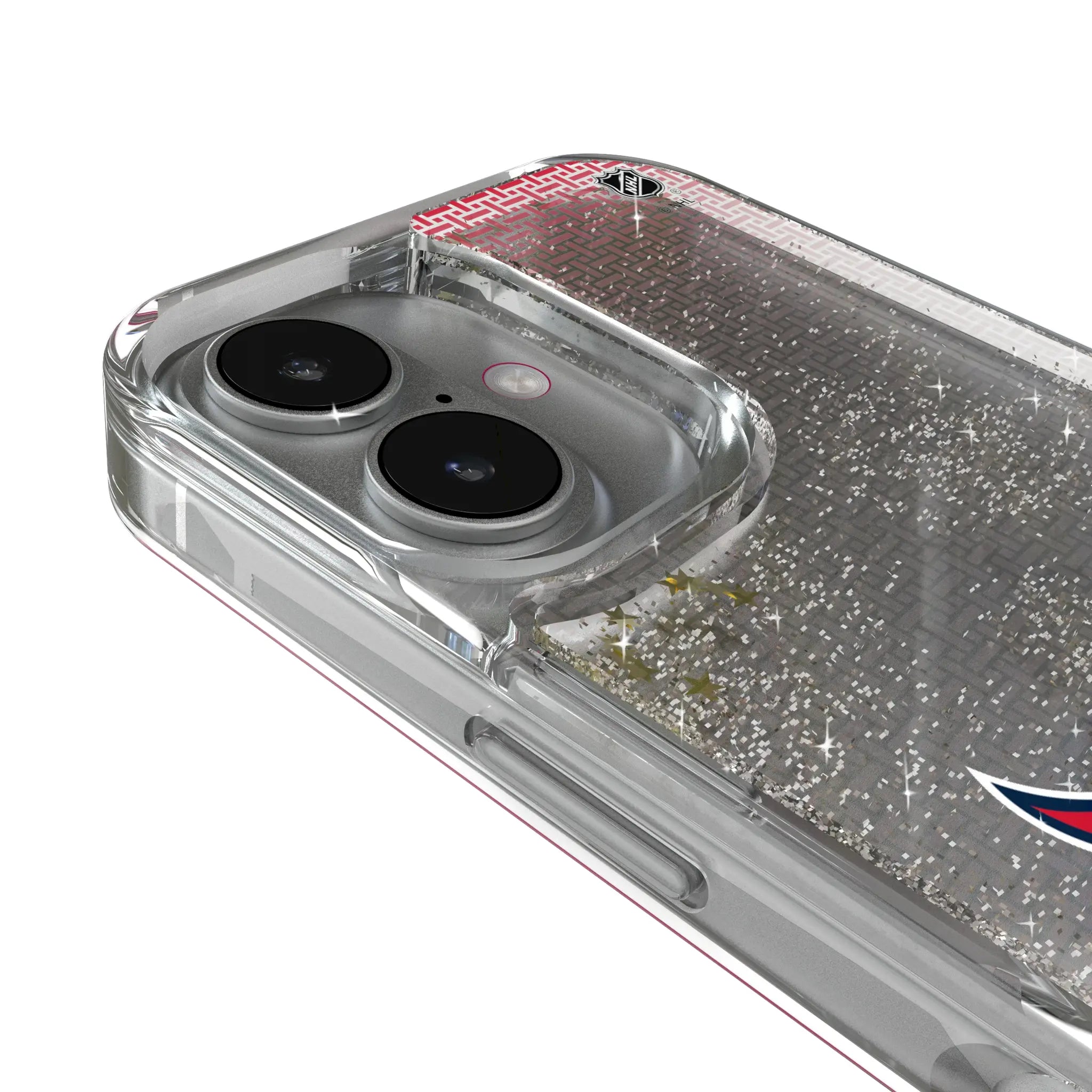 Washington Capitals Linen Glitter Phone Case